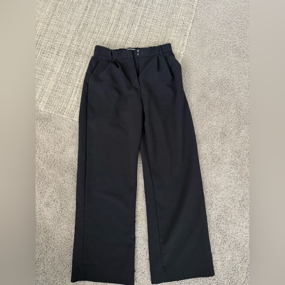 Abercrombie & Fitch Black Wide Leg Pants - Picture 2 of 3